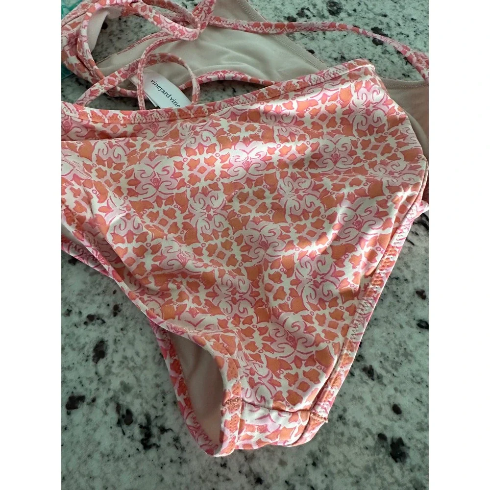 Vineyard Vines 2pc Girls Bikini swimsuit S 7/8 lot of‎ 2